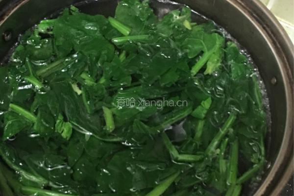 菠菜鸡蛋汤的做法图解4