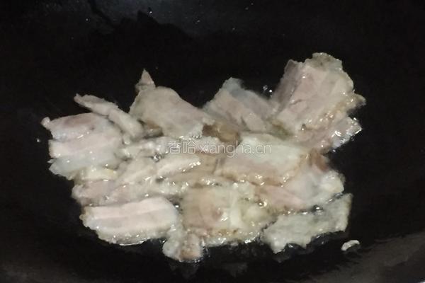 莲白回锅肉的做法图解5