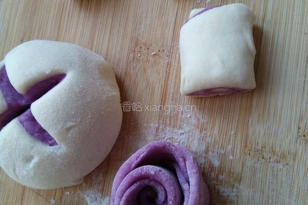 紫薯包和馒头的做法图解8