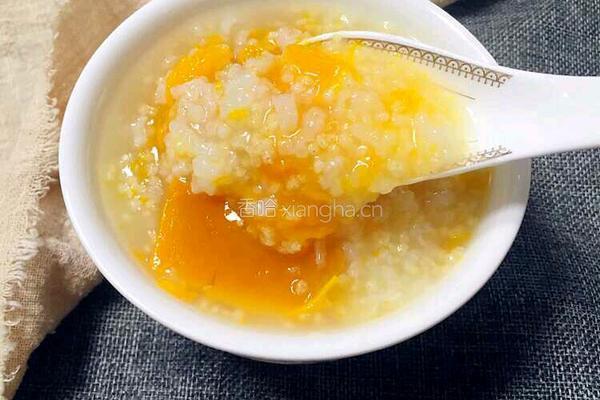 南瓜粥的做法图解4