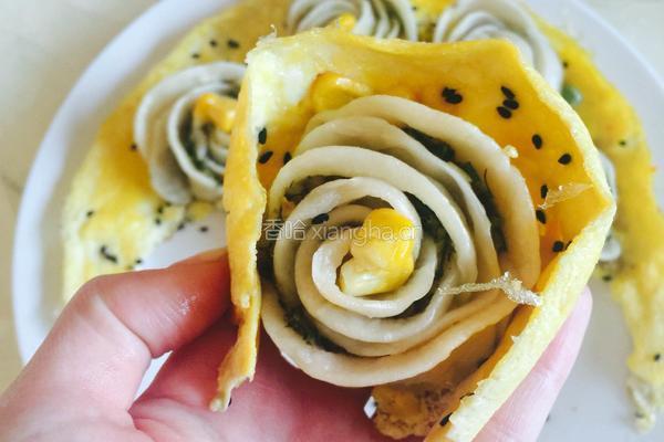 玫瑰花煎饺的做法图解13
