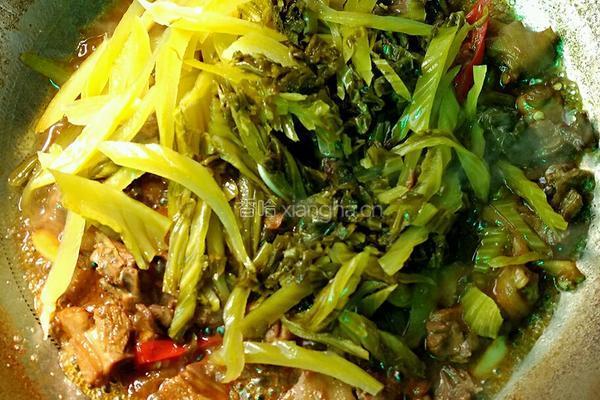 南檬酸菜鸭的做法图解7