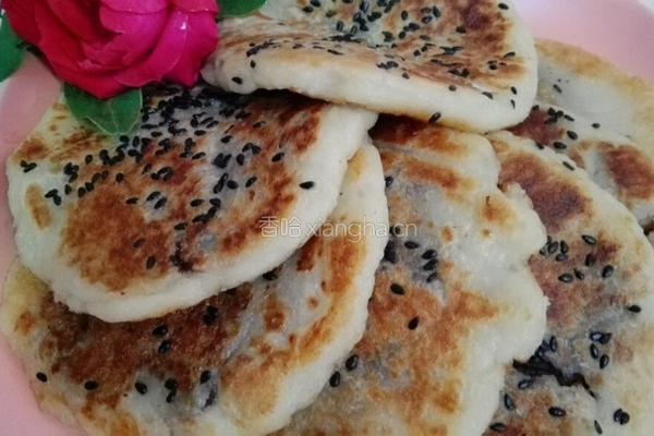 红薯糯米豆沙煎饼的做法图解13