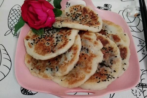 红薯糯米豆沙煎饼的做法图解16