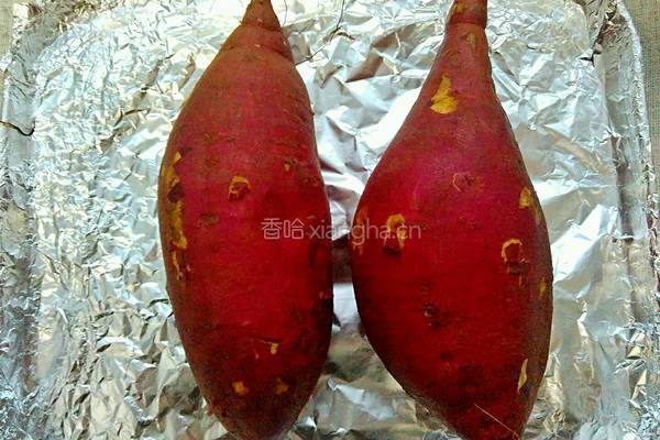 烤箱红薯的做法图解4
