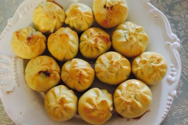 香煎豆沙包的做法图解4