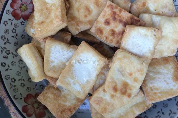 豆腐炒肉的做法图解3
