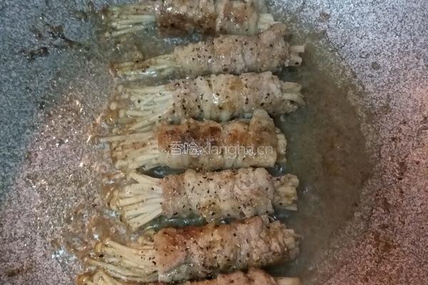金菇肥牛卷的做法图解5