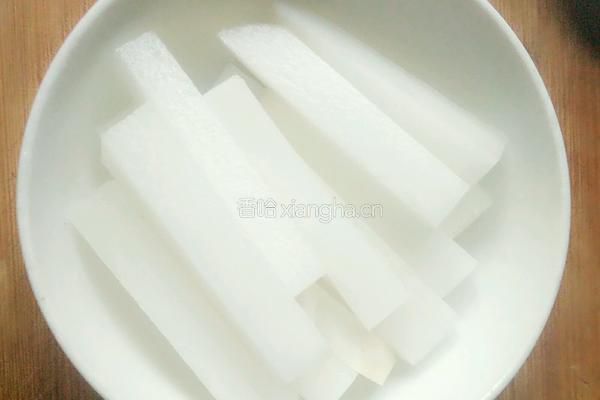 油辣萝卜条的做法图解4