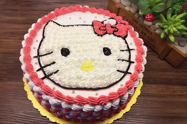 kitty猫蛋糕的做法图解12