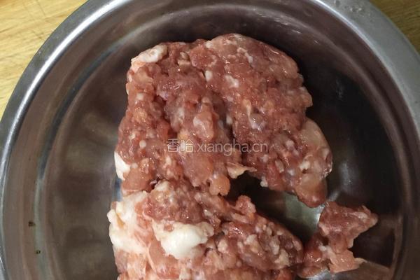 油面筋塞肉的做法图解2