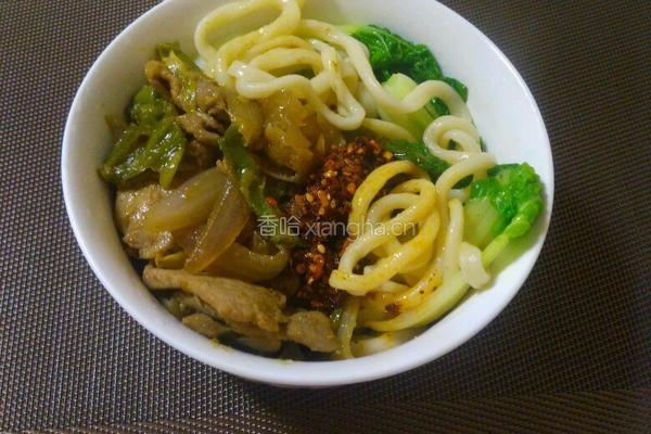 洋葱青椒里脊拌拉条子的做法图解15