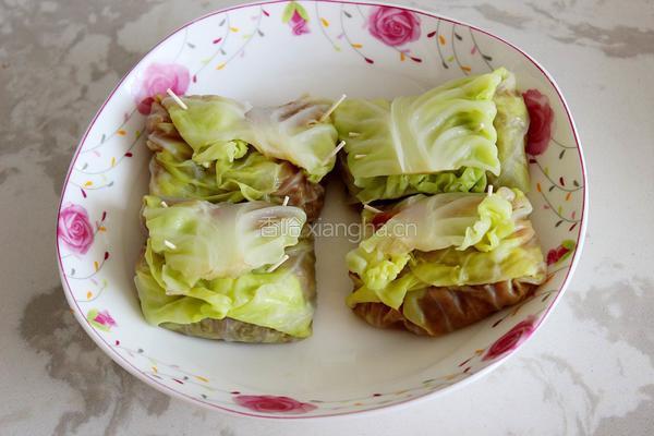 茄汁卷心菜牛肉卷的做法图解18