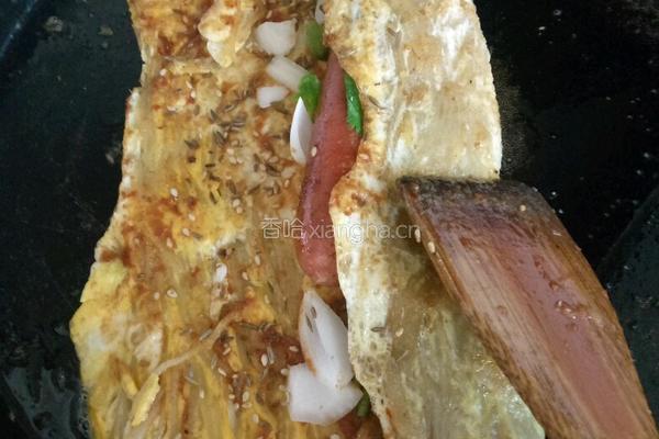 家庭版烤冷面的做法图解13