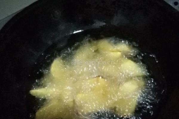 红薯拔丝的做法图解3