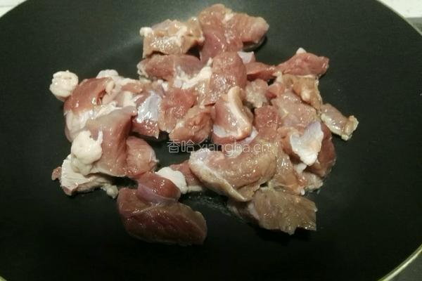 孜然羊肉的做法图解3