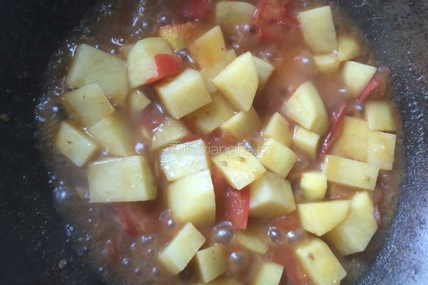 土豆焖牛腩的做法图解6