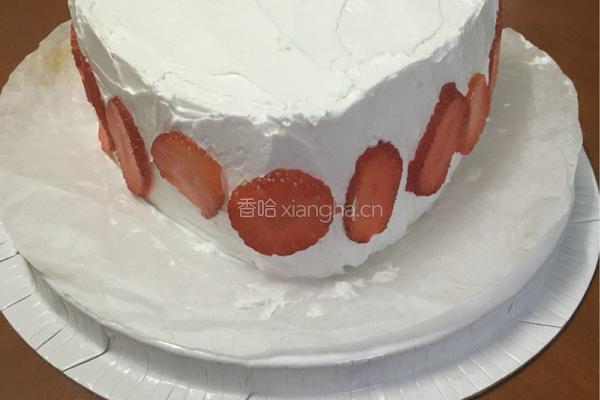 草莓蛋糕的做法图解11