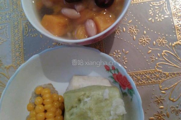 南瓜花生红枣粥的做法图解8