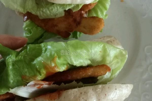 中式汉堡的做法图解4