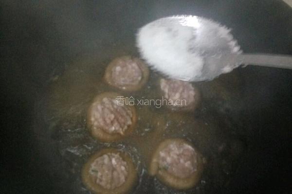 香菇嵌肉的做法图解12