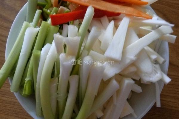 素炒五彩丝的做法图解2
