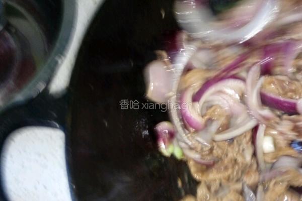 元葱炒牛肉的做法图解5