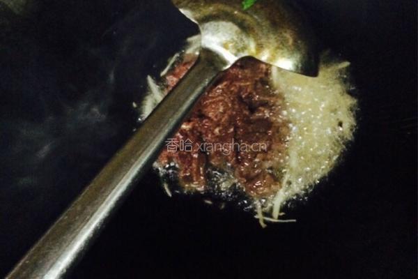 青椒炒牛肉的做法图解4