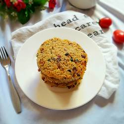 肉末橄榄菜米饭饼的做法[图]
