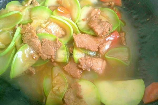 角瓜炒肉的做法图解10