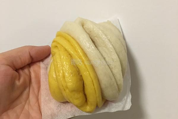 鸳鸯甜花卷的做法图解13