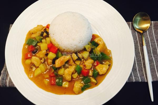 咖喱鸡块饭的做法图解11
