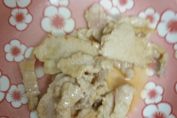 佛手瓜炒肉片的做法图解2