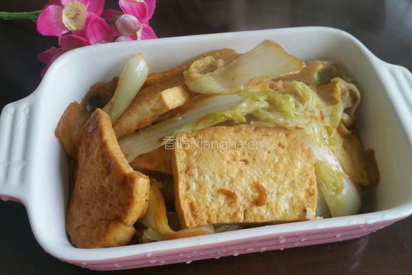 白菜炖豆腐的做法图解9