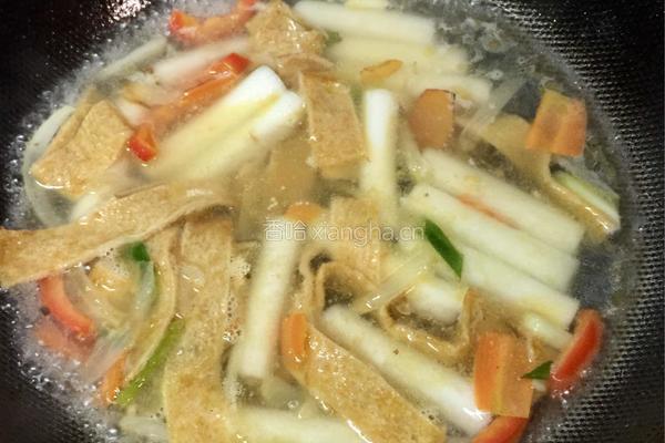 韩式炒米条的做法图解6