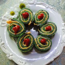 三色花饼的做法[图]