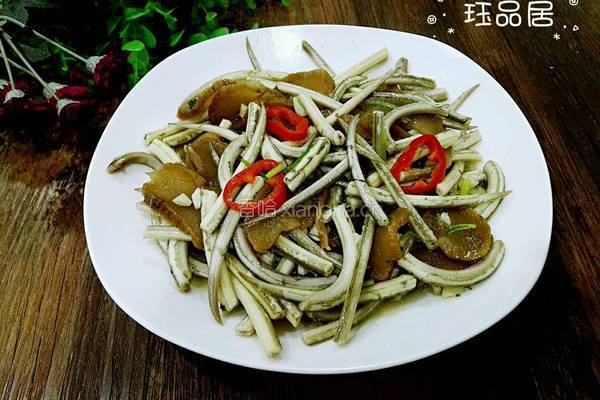麻根鱼煮萝卜干的做法图解7