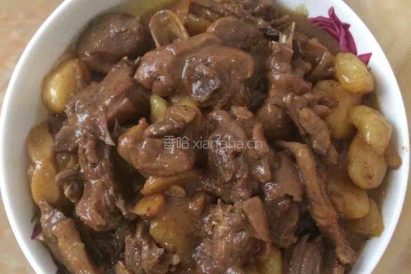 土豆焖鸭的做法图解10