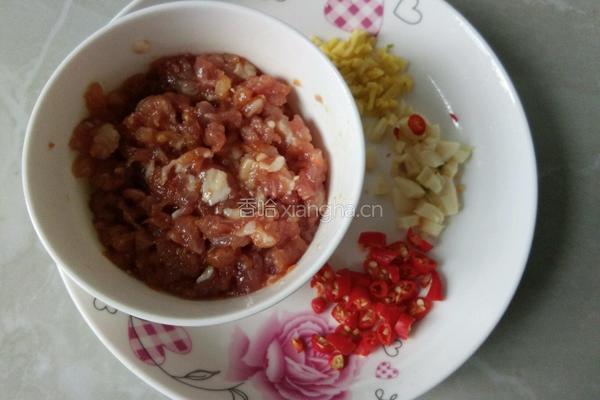 肉末豌豆的做法图解3