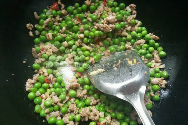 肉末豌豆的做法图解7
