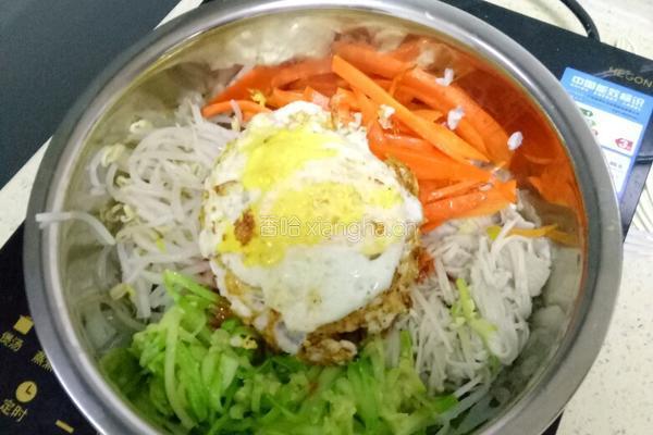 韩式拌饭的做法图解8