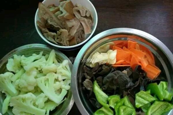 菜花肚片的做法图解1