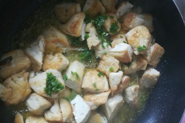 油煎豆腐干的做法图解8