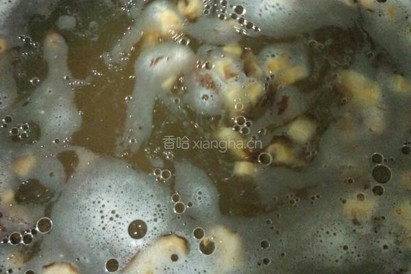 香菇肉丸芥菜粥的做法图解4