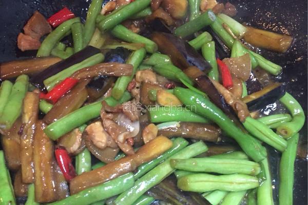 四季豆炒紫茄的做法图解11