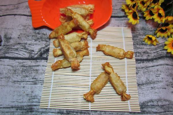 香蕉混沌皮糖果粒的做法图解8