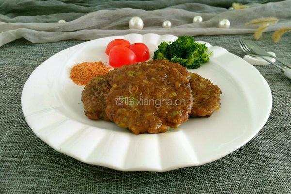 黑胡椒驴肉饼