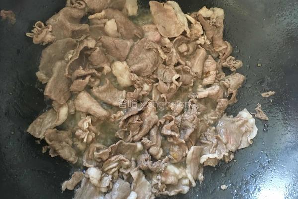 葱爆羊肉的做法图解4