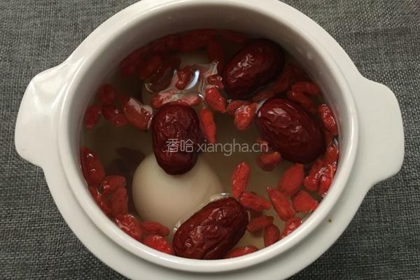 红枣枸杞炖鸡蛋的做法图解7