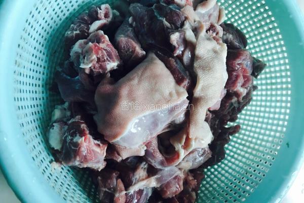 萝卜焖羊肉的做法图解1